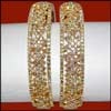 White Stone Bangle -920 (2 Bangles) - Click here to View more details about this Product